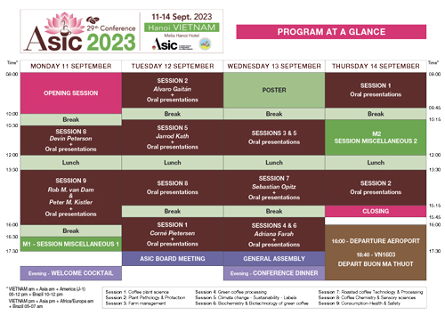 Program at a glance