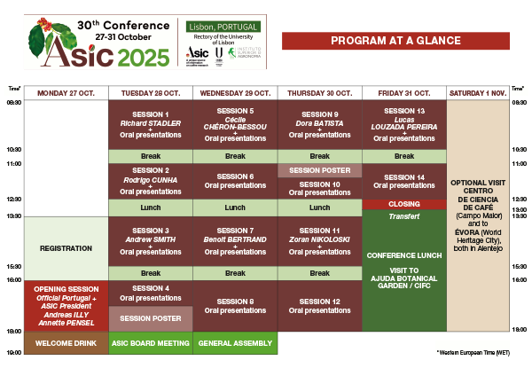 Program at a glance