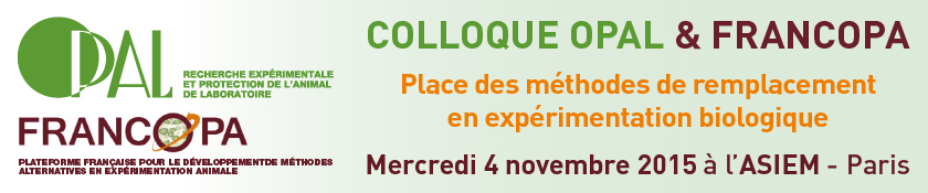 Bandeau du colloque OPAL et FRANCOPA 2015