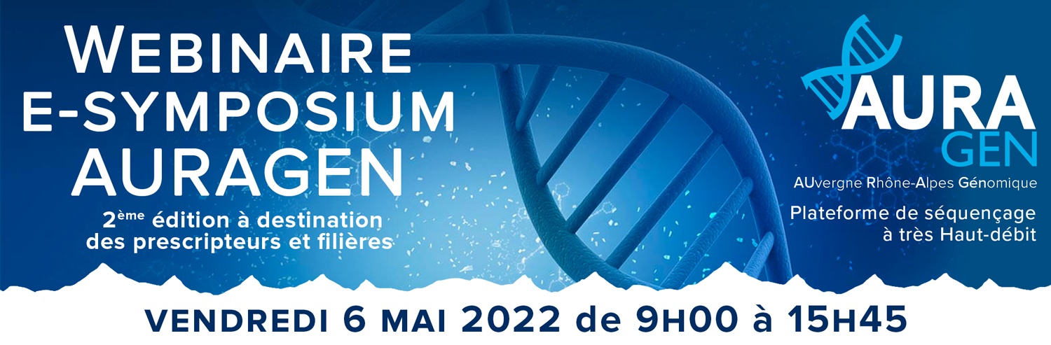 Bandeau du e-symposium AuraGen 2022